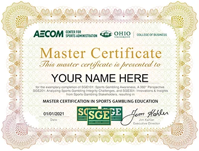 体育博彩运营资质证书